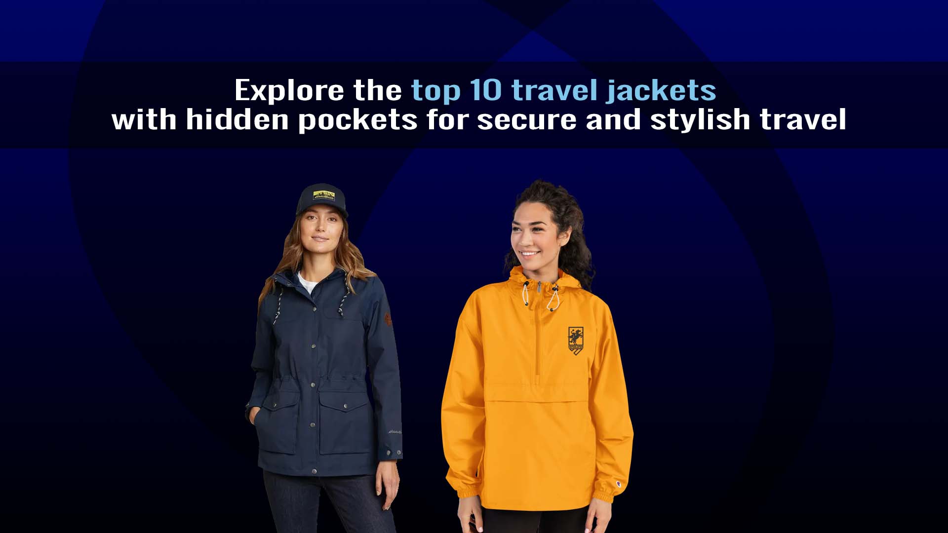 Explore the top 10 travel jackets with hidden pockets for secure and stylish travel.