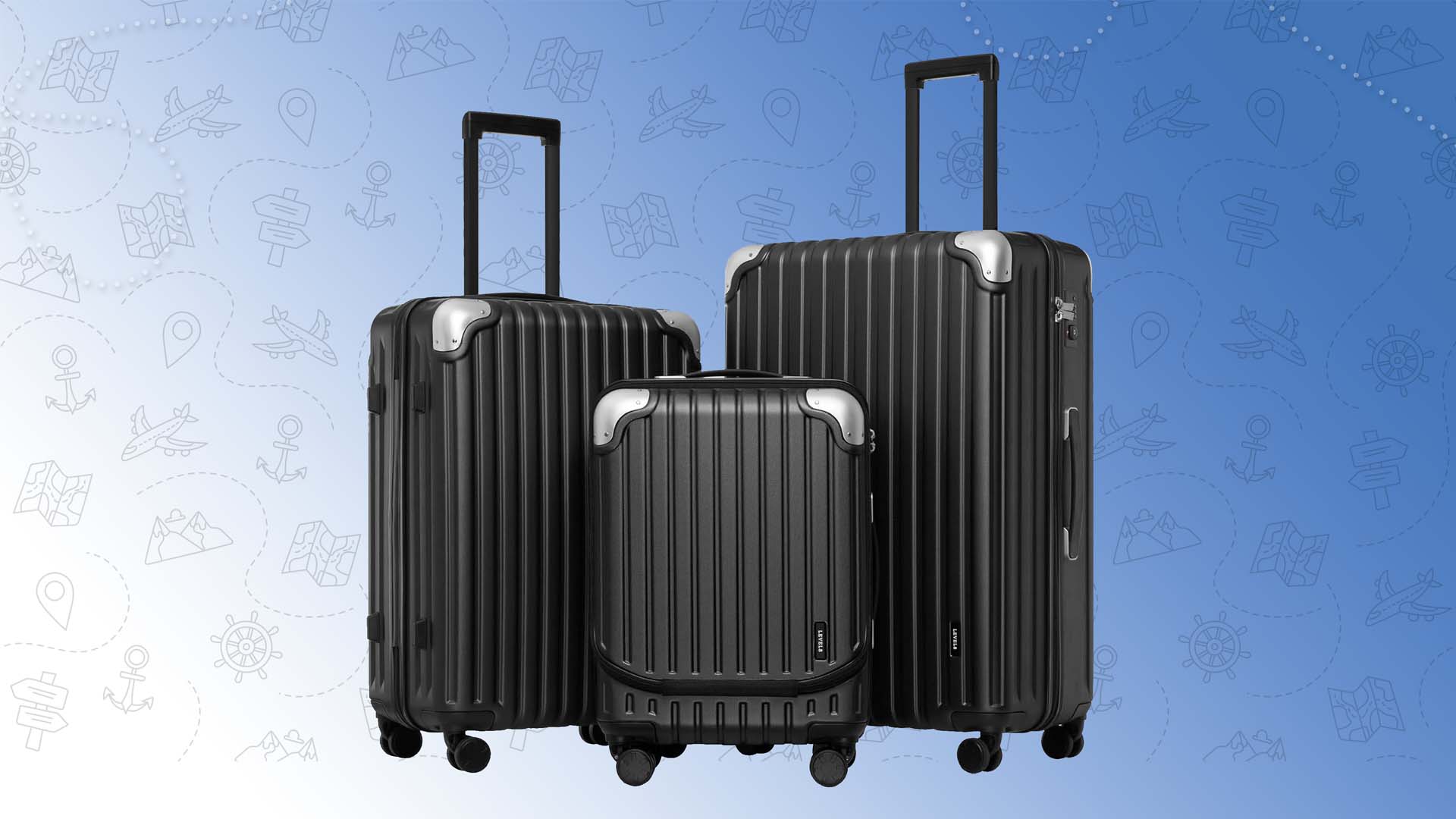 LEVEL8 Grace Carry-On Smart Suitcase