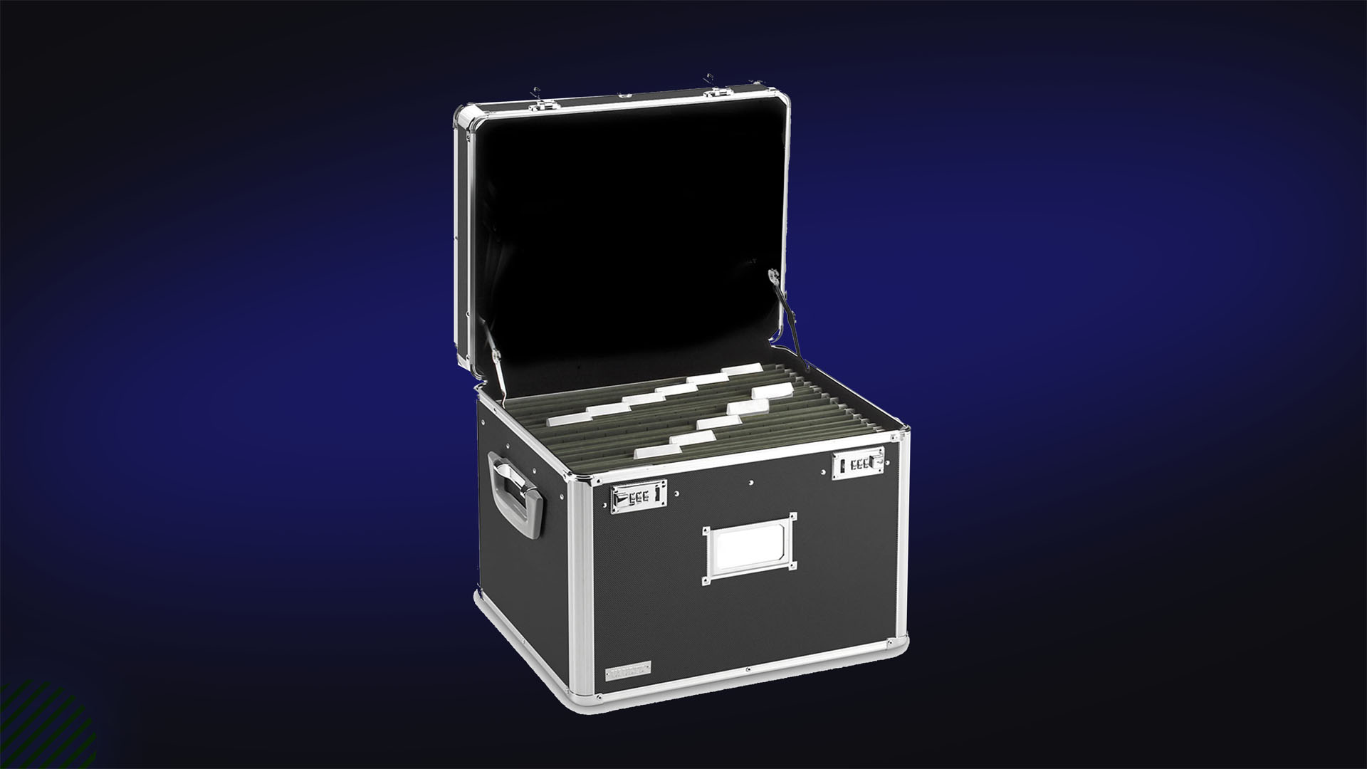 Vaultz Portable Locking Safe with Tether