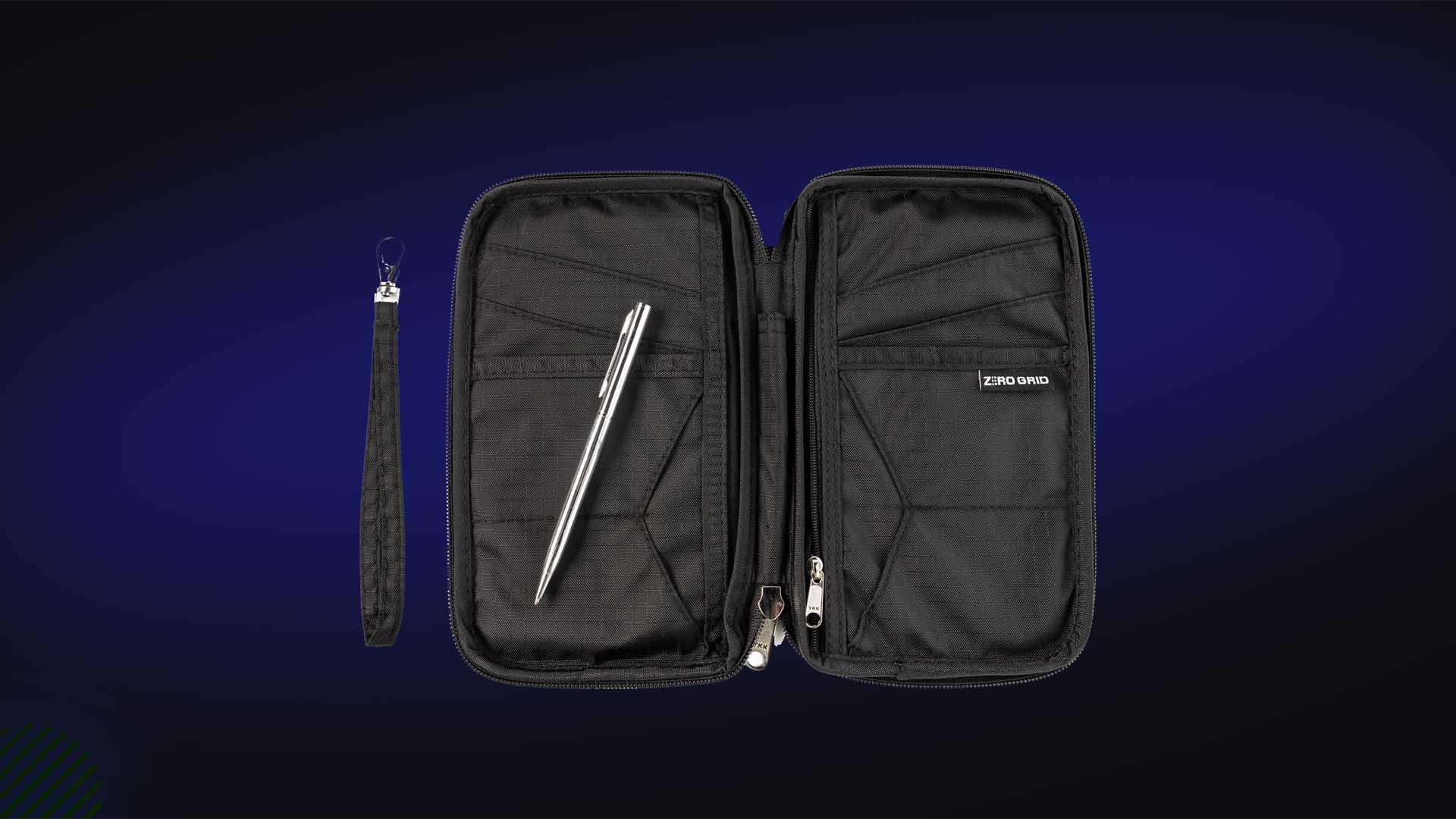 Zero Grid RFID-Blocking Passport Wallet